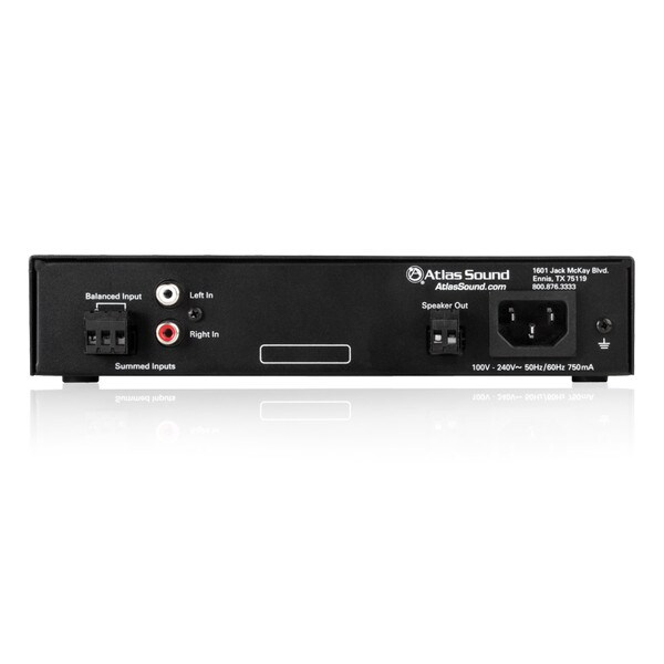 Main product image for AtlasIED PA40G Single Channel 40 Watt Power Amplifier with Global Power Supply242-9647